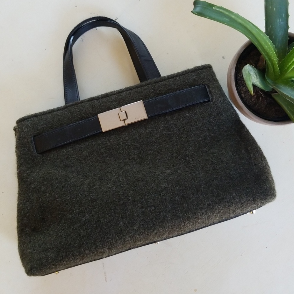 Dark Green Furla Handbag - Picture 2 of 7